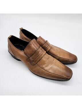 Jasper Conran Tan mens dress shoes ITALY 9 43